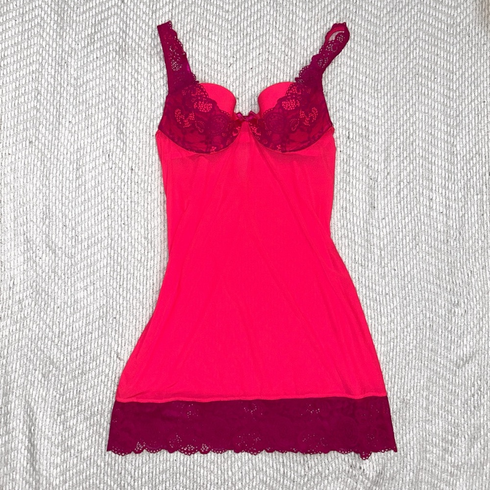 Victoria’s Secret Pink and Magenta Vintage Slip Dress